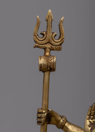 Brass Shiva Family Statue | Embrace the Essence of Creation