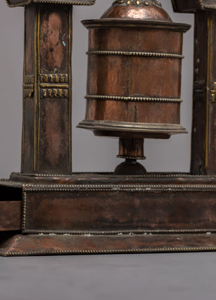Sacred Single Prayer Wheel | Infuse Your Space with Spiritual Energy