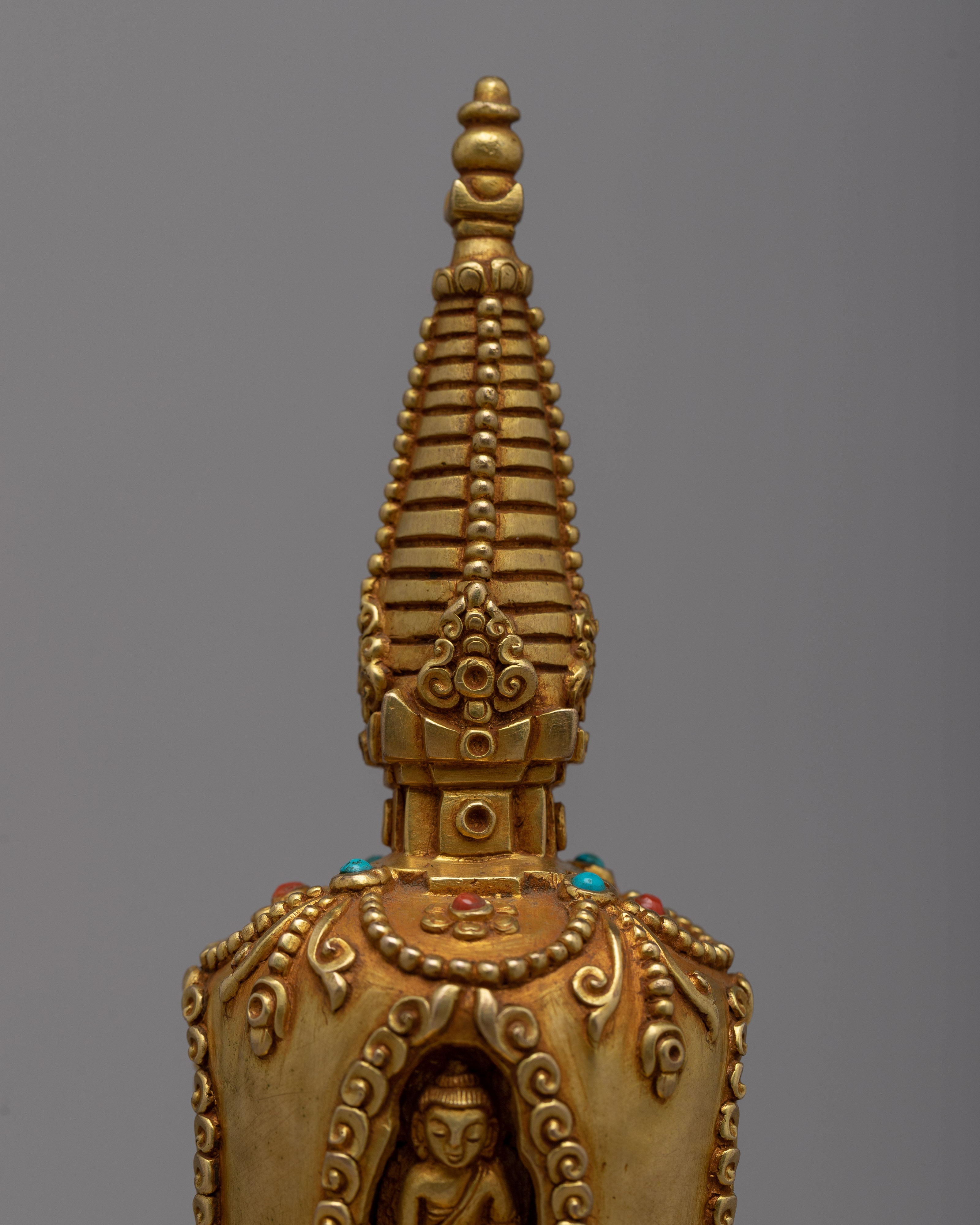 Copper Stupa for Home Altar | Create a Sacred Meditation Corner
