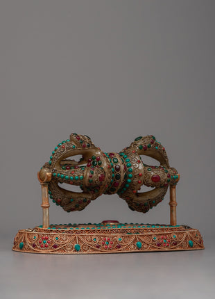 Exquisite Vajra Dorje Charm | Sacred Amulet for Protection
