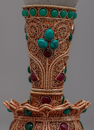 Silver Sankha Shankha for Religious Ceremonies | Symbolize Purity and Divinity