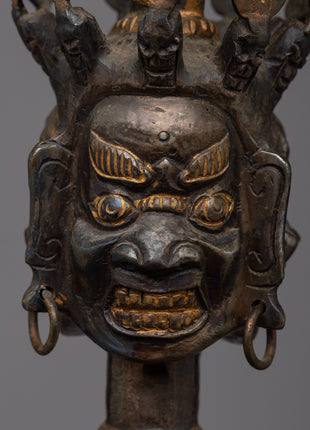 Handcrafted Phurba with Three Faces | Embrace the Triple Energy