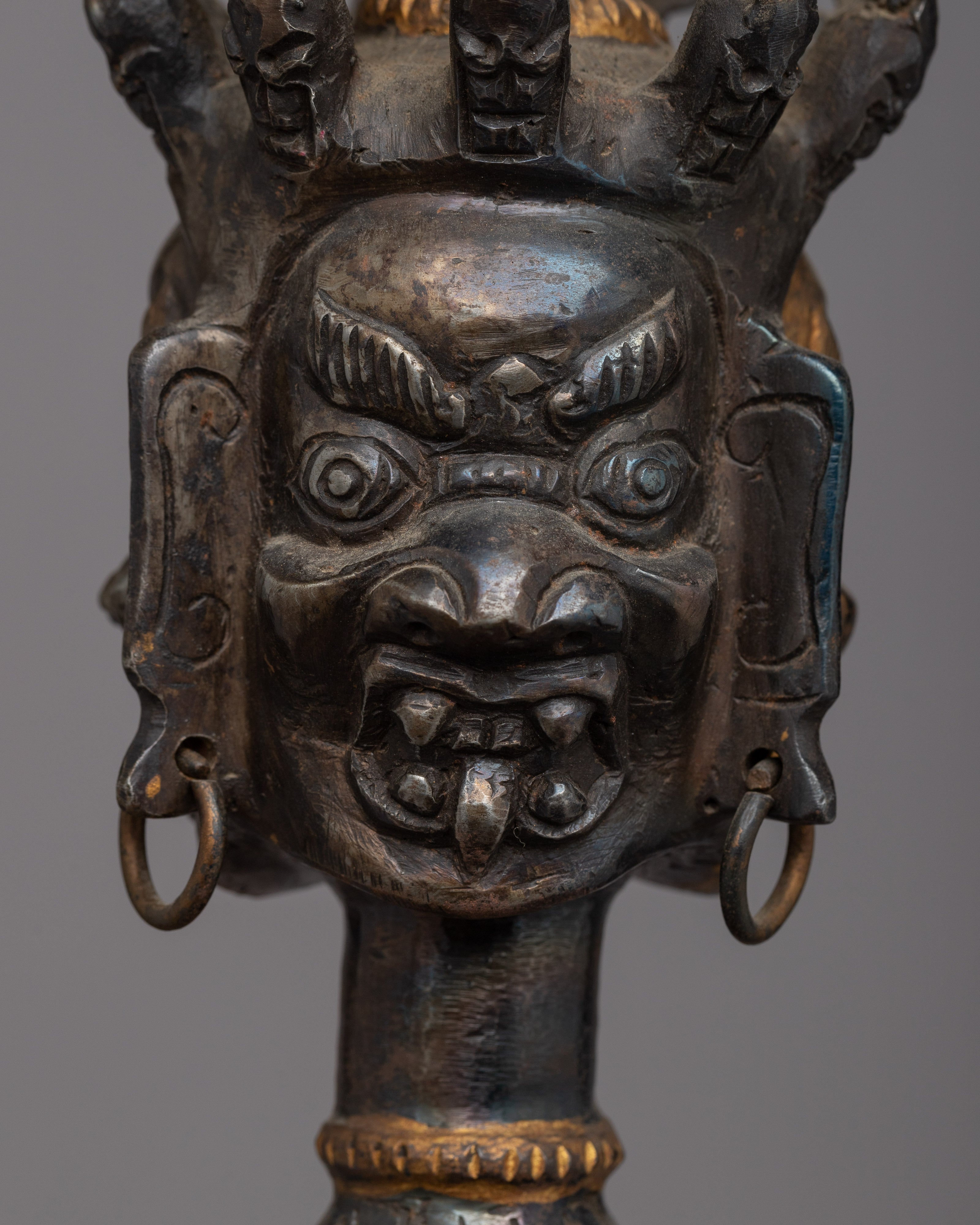 Handcrafted Phurba with Three Faces | Embrace the Triple Energy