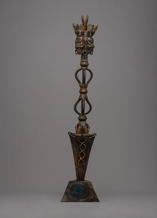 Handcrafted Phurba with Three Faces | Embrace the Triple Energy