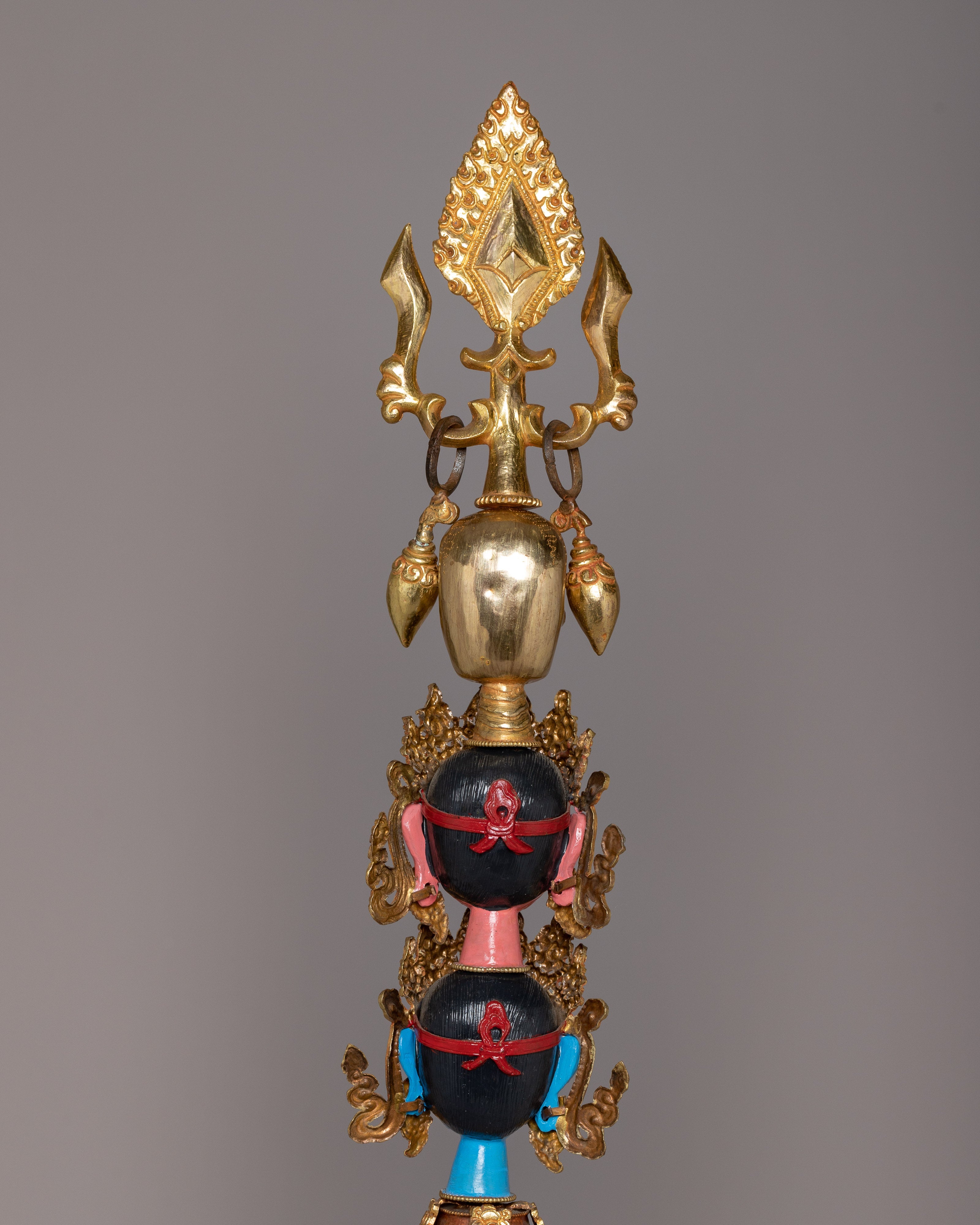 Tibetan Tantric Khatvanga | Mystical Symbol of Transcendence and Enlightenment