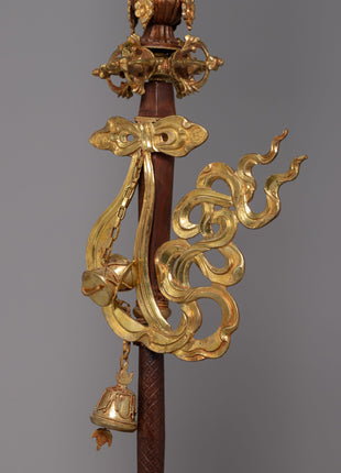 Tibetan Tantric Khatvanga | Mystical Symbol of Transcendence and Enlightenment