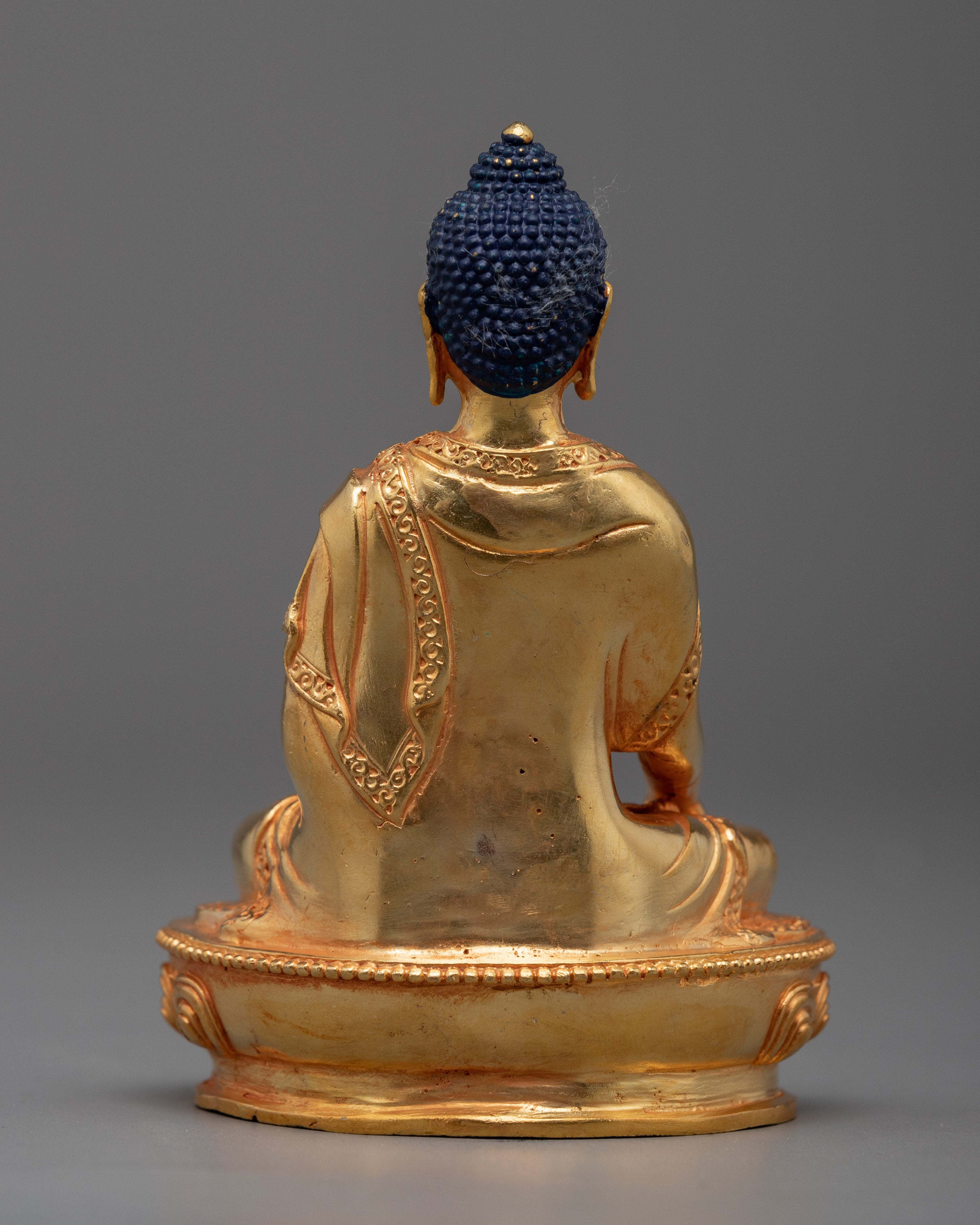 Shakyamuni Buddha Gold Statue | Himalayan Buddhist Art