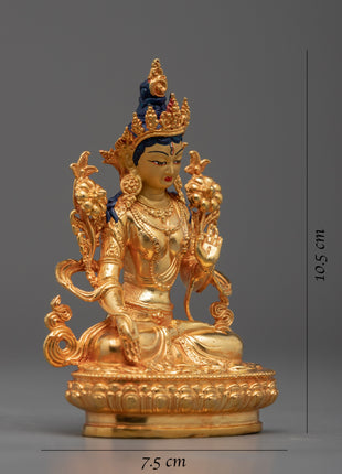 Machine Made White Tara Statue | Goddess of Compassion & Protection