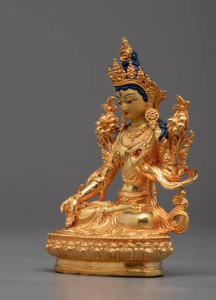 Machine Made White Tara Statue | Goddess of Compassion & Protection