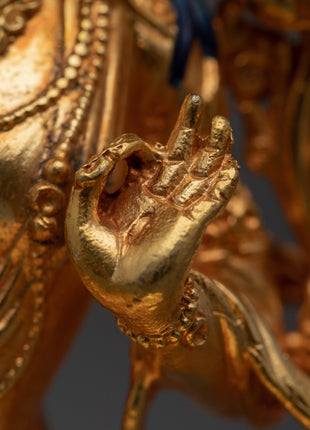 Machine Made White Tara Statue | Goddess of Compassion & Protection