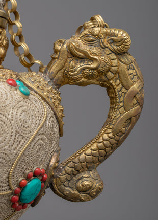 Large Buddhist Tea Pot | Zen-inspired Serenity for Your Tea Rituals