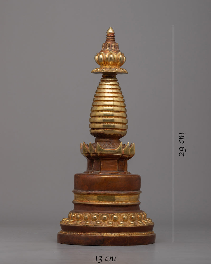 Kadampa Stupa Statue | Elevate Your Meditation and Devotion