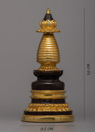 Copper Stupa Statue | Capturing the Spirit of Devotional Practice