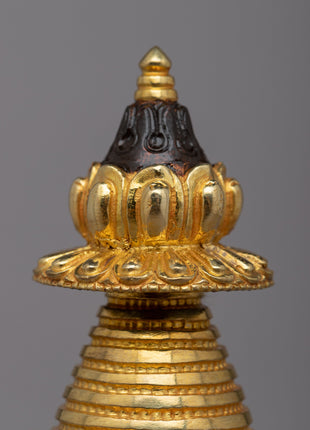 Copper Stupa Statue | Capturing the Spirit of Devotional Practice