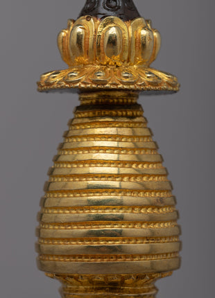Copper Stupa Statue | Capturing the Spirit of Devotional Practice