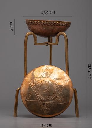 Kapala Tibetan Cup | Tibetan Ceremonial Cup for Meditation & Offerings