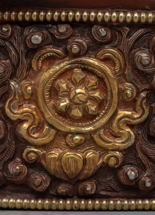 Tibetan Skull Crown | Symbolic Skull Headdress for Meditation & Spiritual Connection