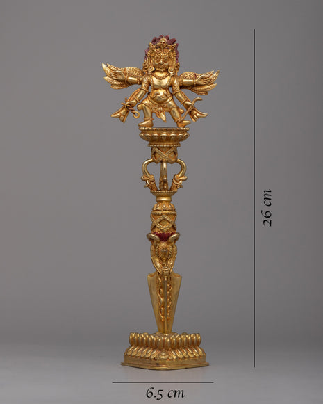 Authentic Garuda Phurba | Sacred Tibetan Dagger for Protection & Spiritual Practices