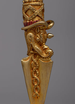 Authentic Garuda Phurba | Sacred Tibetan Dagger for Protection & Spiritual Practices