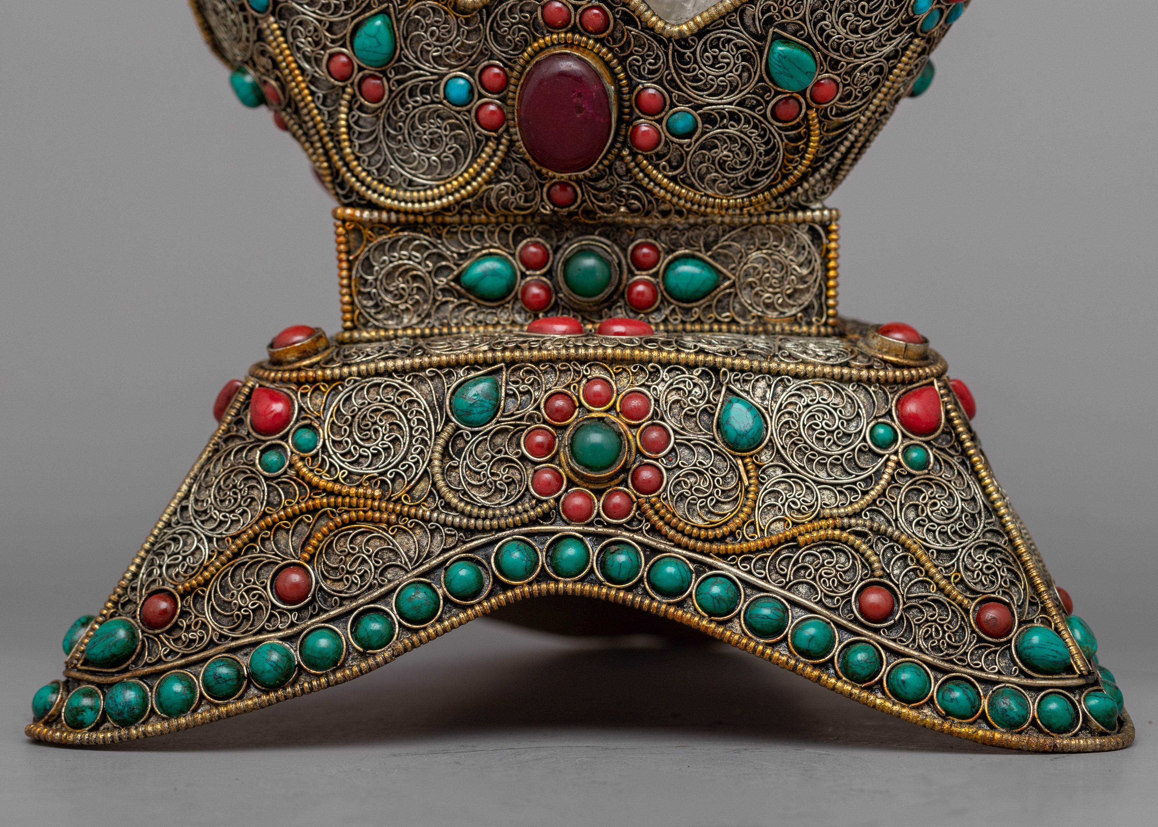 Handcrafted Copper Kapala Skull | Fusion of Artistry and Spirituality