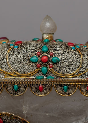Handcrafted Copper Kapala Skull | Fusion of Artistry and Spirituality