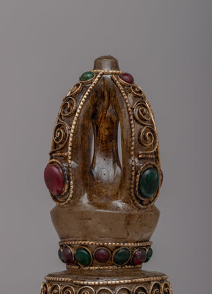 Buddhist Ceremonial Knife | Handcrafted Phurba for Spiritual Ritual