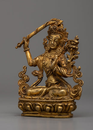 Manjushri Sadhana Statue | Embodying the Enlightened Mind of the Bodhisattva