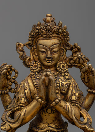 Chenresig Meditation Statue | Enhance Your Meditative Practice with Spiritual Statue