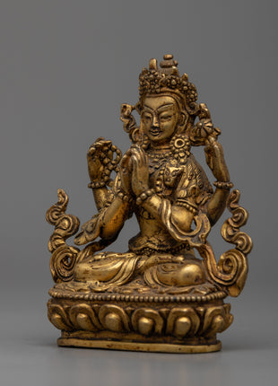 Chenresig Meditation Statue | Enhance Your Meditative Practice with Spiritual Statue