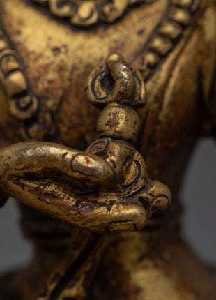 Vajrasattva 100 Syllable Mantra Practice Statue | Purifier of the Soul with Buddhist Statue