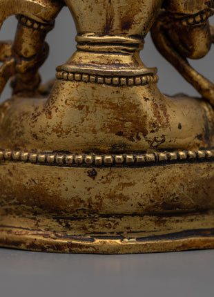 Vajrasattva 100 Syllable Mantra Practice Statue | Purifier of the Soul with Buddhist Statue