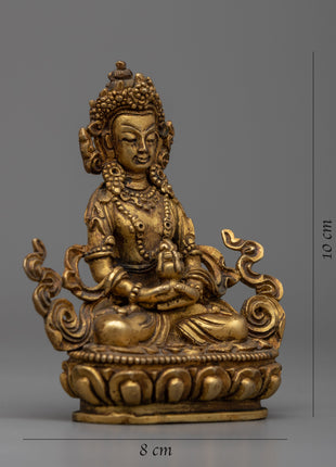 Amitayus Sculpture | Tibetan Buddha Idol for Peace, Meditation & Protection