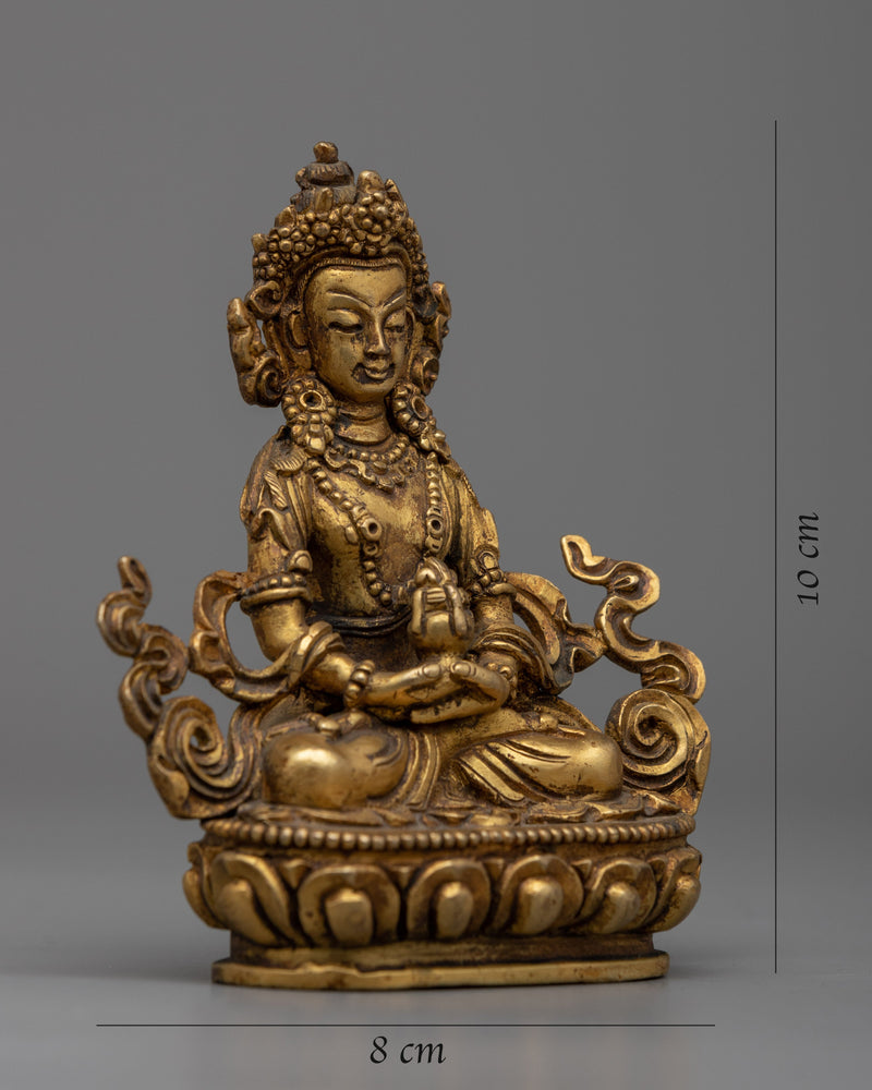 Amitayus Sculpture | Tibetan Buddha Idol for Peace, Meditation & Protection