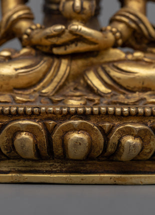 Amitayus Sculpture | Tibetan Buddha Idol for Peace, Meditation & Protection