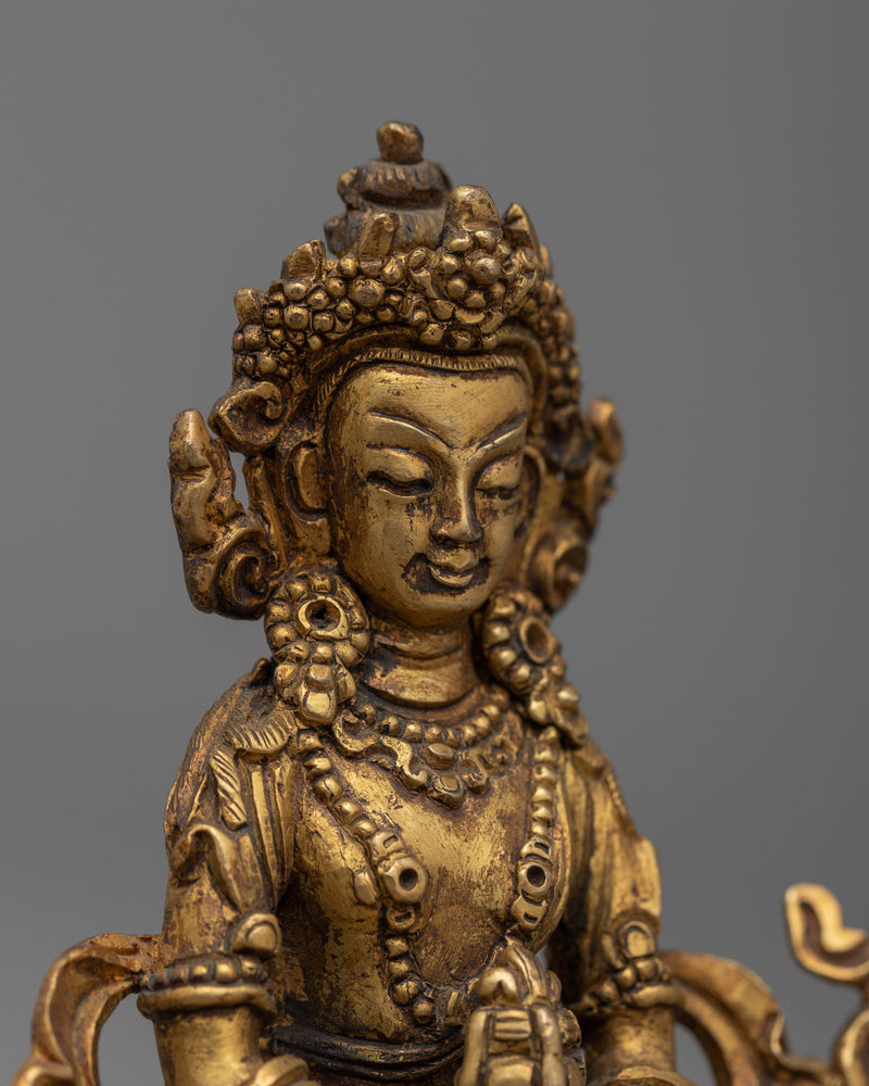 Amitayus Sculpture | Tibetan Buddha Idol for Peace, Meditation & Protection