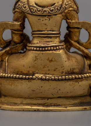 Amitayus Sculpture | Tibetan Buddha Idol for Peace, Meditation & Protection