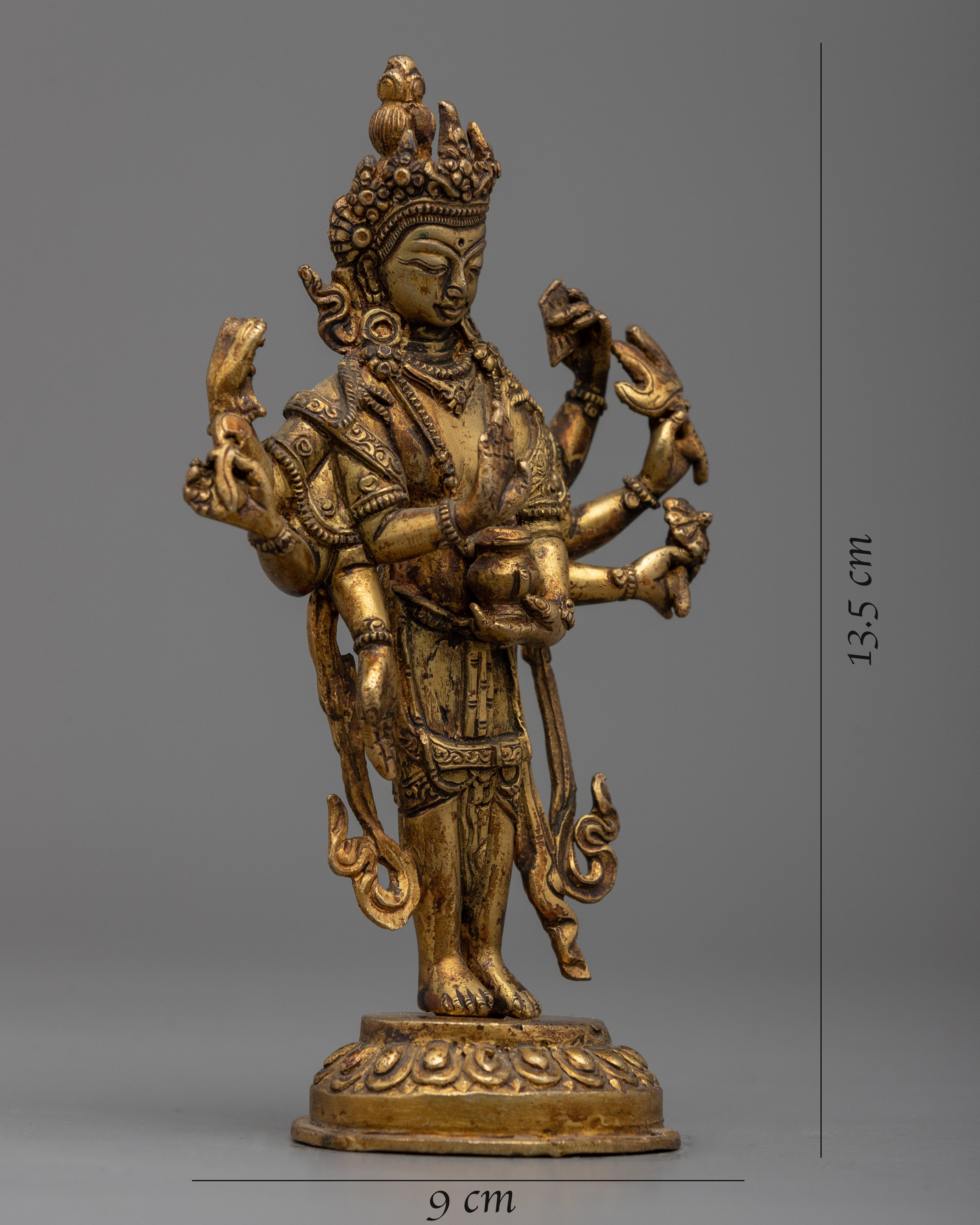 Vasudhara Goddess Statue | Traditional Tibetan Style Buddhist Statue