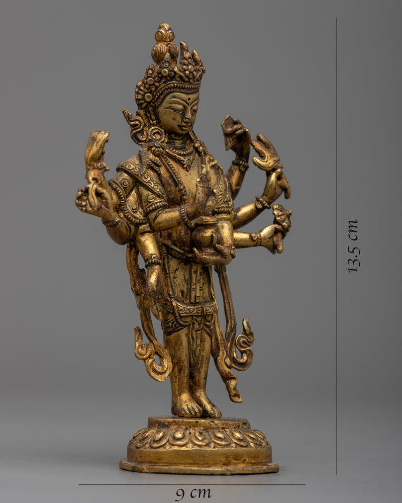 Vasudhara Goddess Statue | Traditional Tibetan Style Buddhist Statue