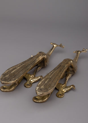 Peacock Door Handle Set | A Symphony of Beauty and Functionality