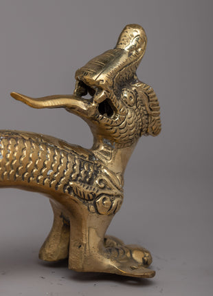 Dragon Brass Door Handles | Experience the Fusion of Myth and Metal in Your Home