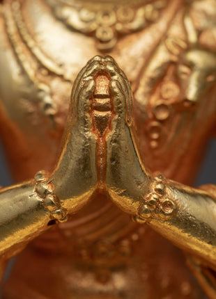 Miniature Chenrezig Statue | Embodiment of Compassion