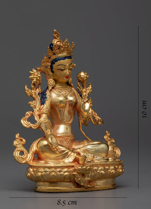 Small Green Tara Statue | Swift Liberator