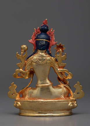 Small Green Tara Statue | Swift Liberator