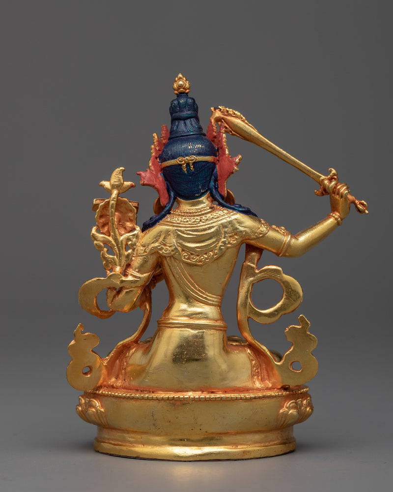 Mini Manjushri Figurine | Beacon of Transcendent Wisdom