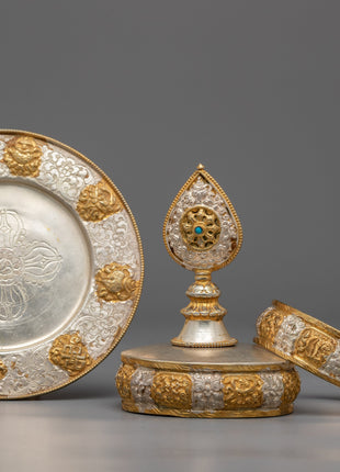Tibetan Mandala Offering Set | Elevate Your Meditation Experience