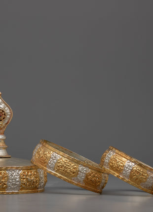 Mandala Silver Set | Enhance Your Spiritual Practice with Mandala Set
