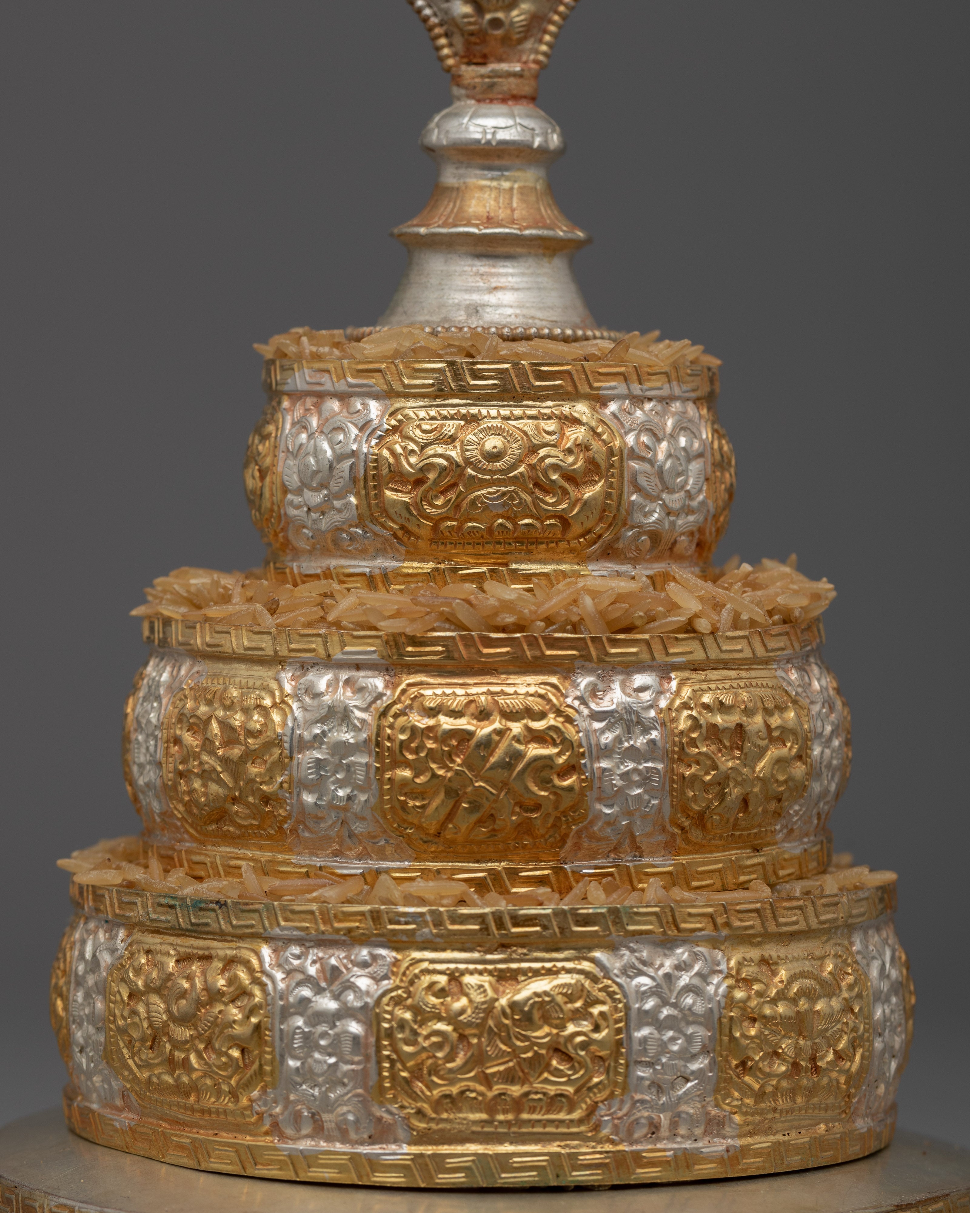 Mandala Silver Set | Enhance Your Spiritual Practice with Mandala Set