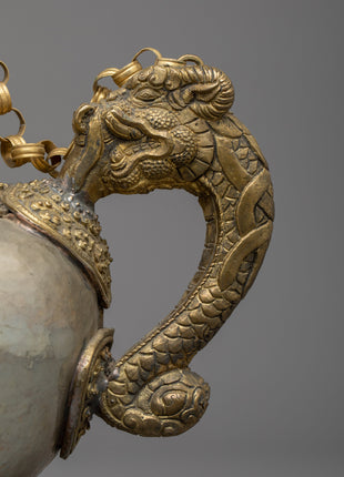 White Metal Tea Pot | Elevate Your Tea Time Experience