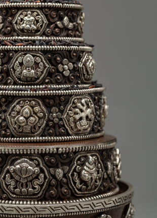 Fine Detailed Mandala Set | Zen Buddhist Objects and Symbols | Ritual Items