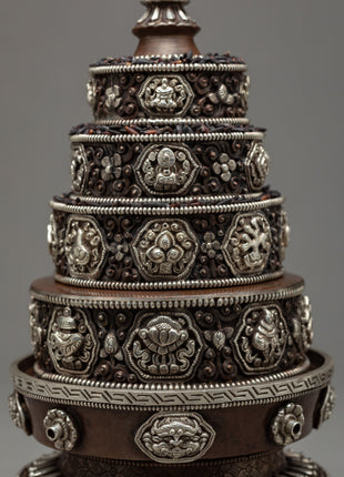 Fine Detailed Mandala Set | Zen Buddhist Objects and Symbols | Ritual Items